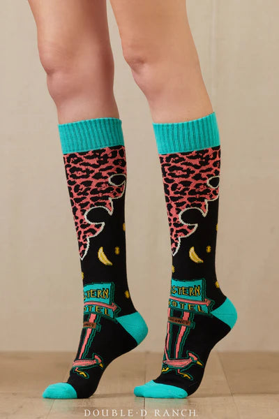 Western Motel Socks