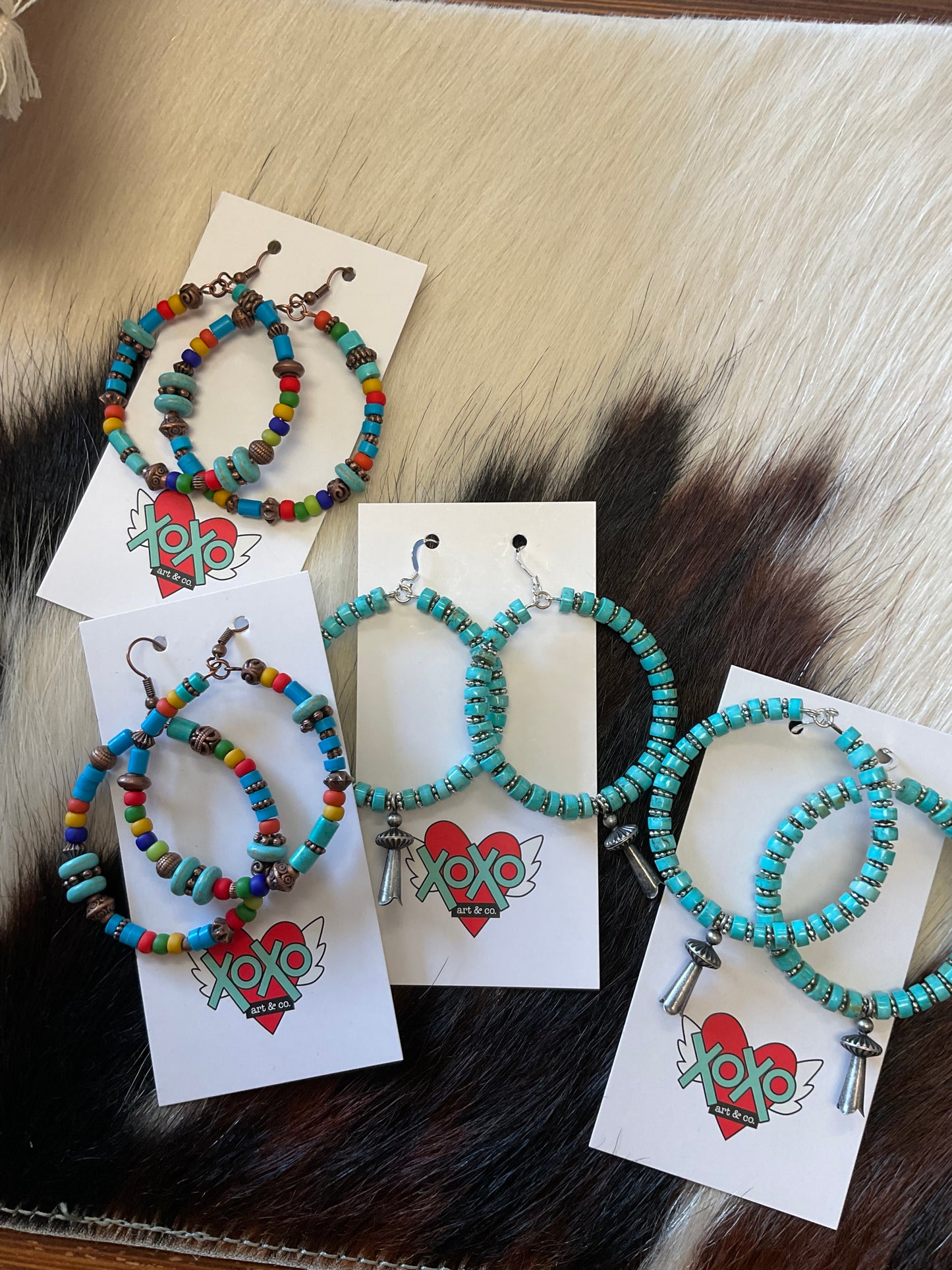 XOXO Beaded Earrings