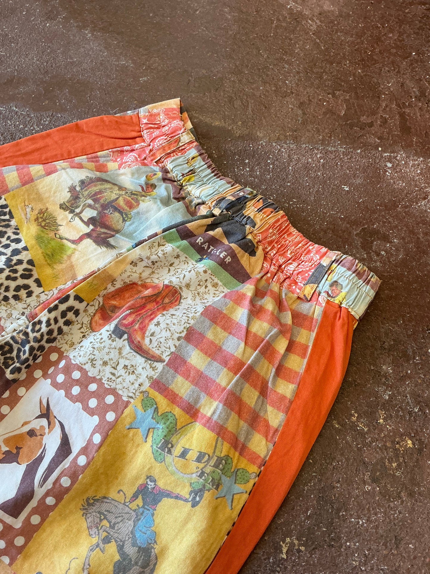 Cowboy collage trouser pack
