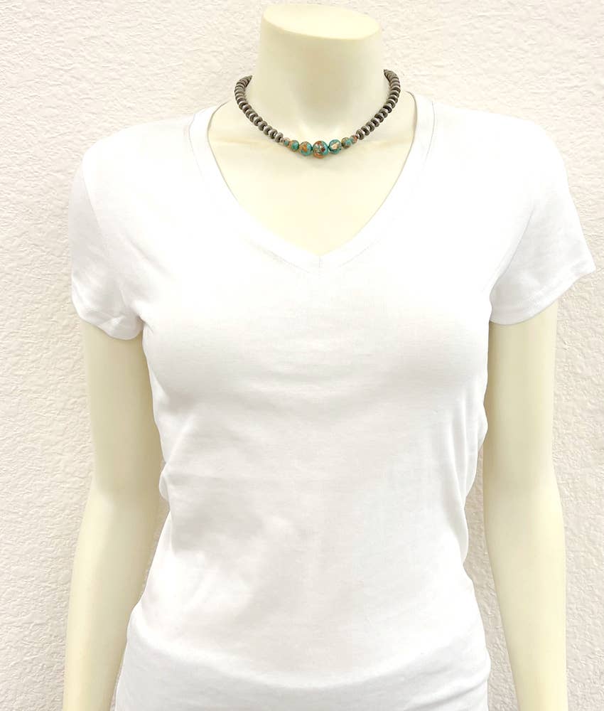 15" Western Gemstone Necklace