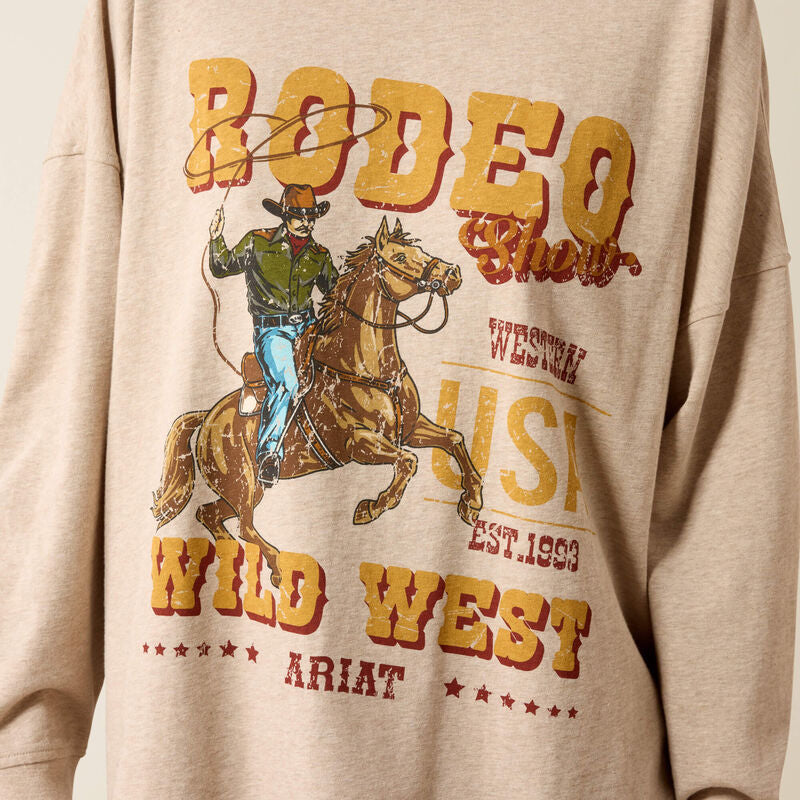 Canvas Oversized Long Sleeve T-Shirt