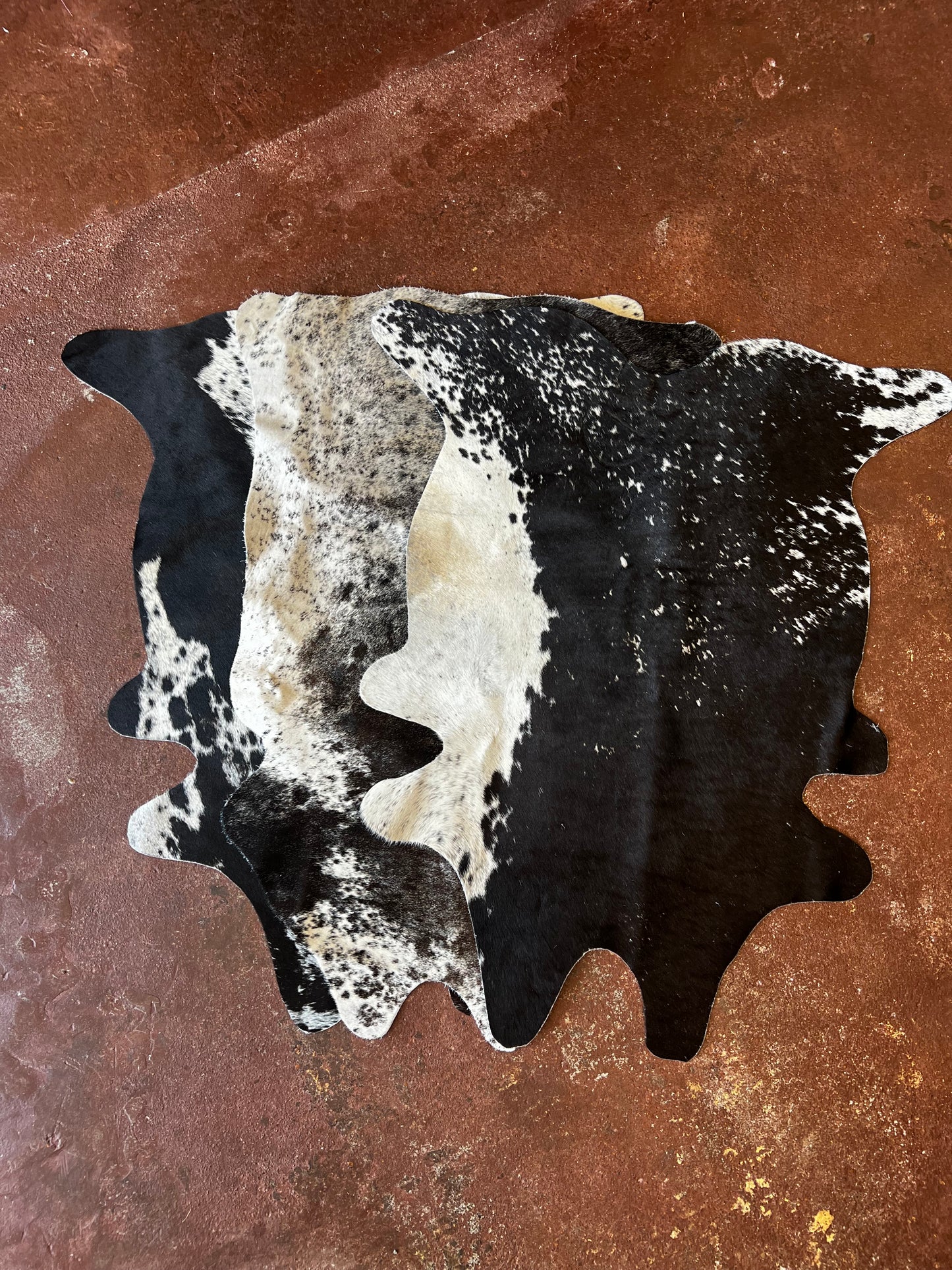 Salt Pepper Calf Hides