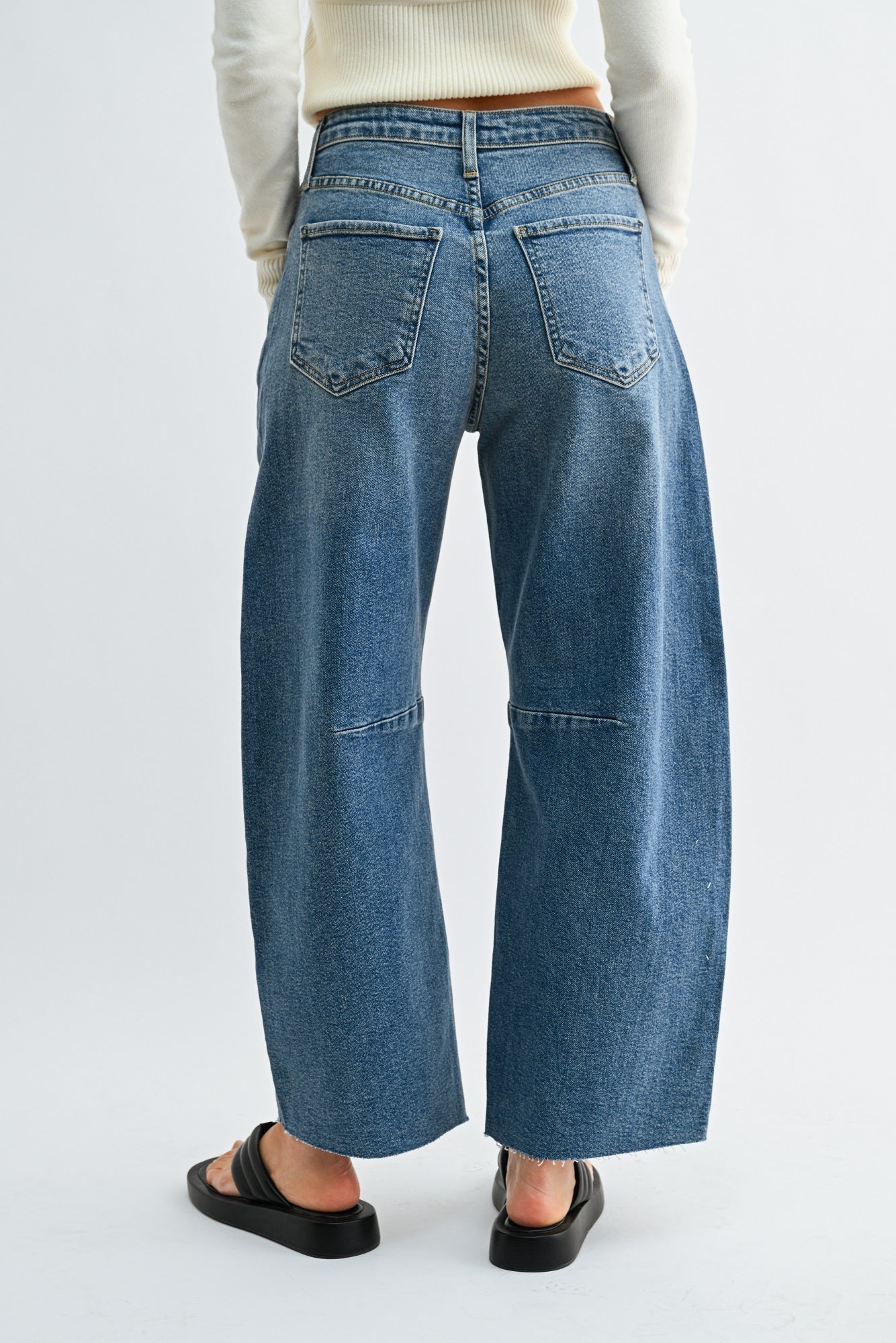 The Seamed Barrel Jean