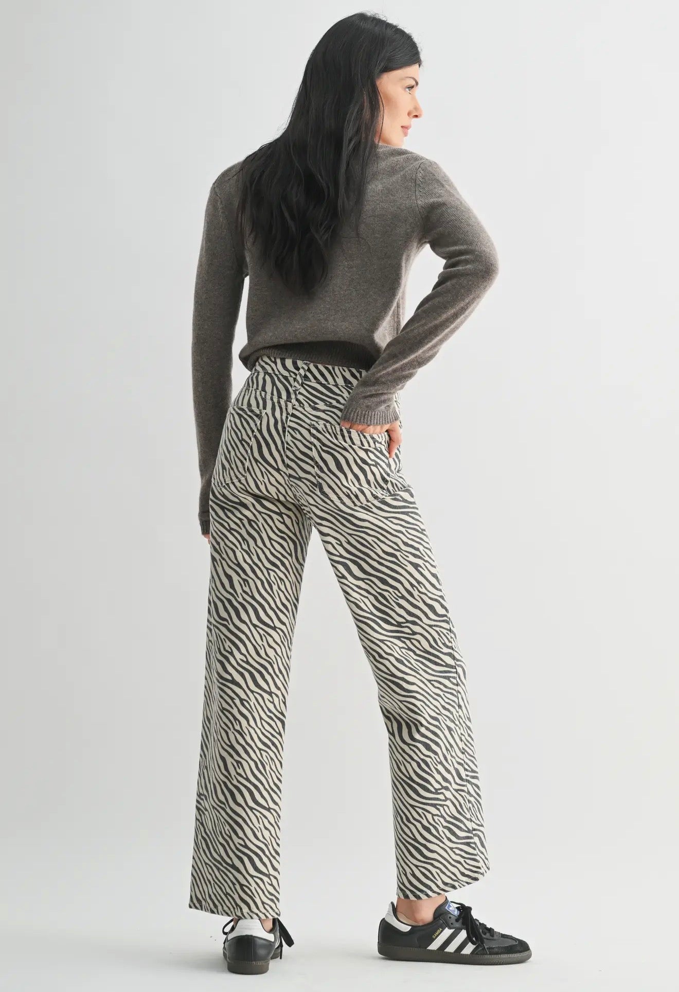 Zebra - High Rise Vintage Straight