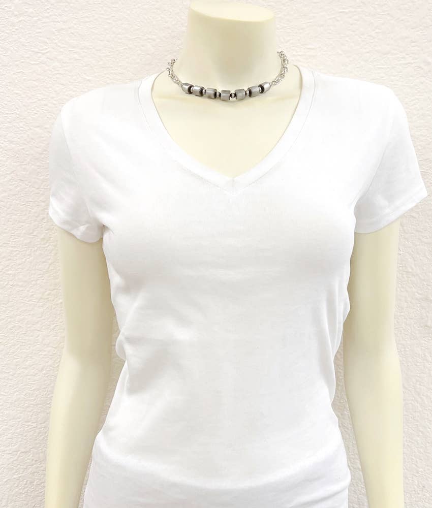 Bristol 15" Cylindrical Western Bead Necklace