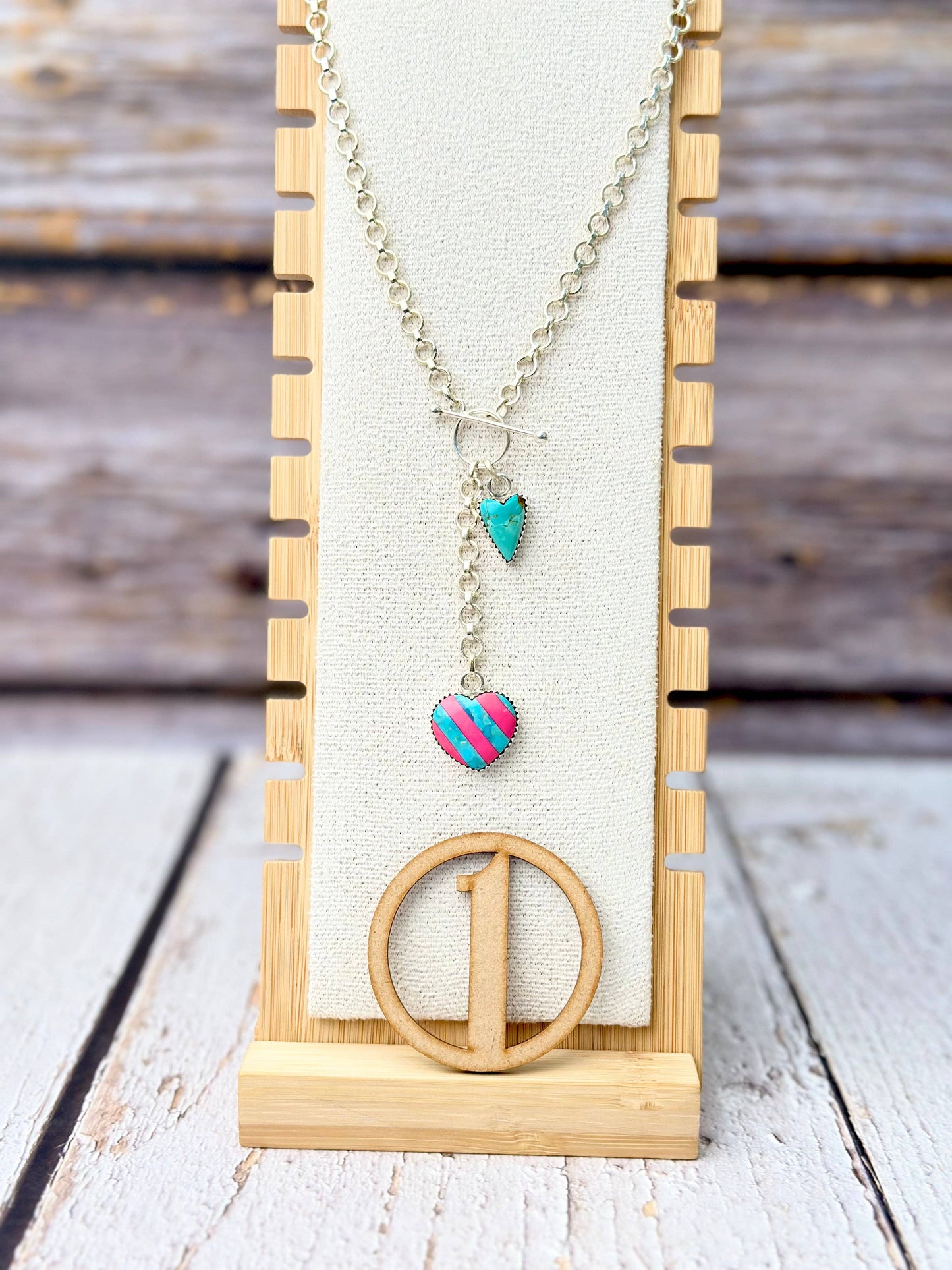 Way To Your Heart Stripe Necklace