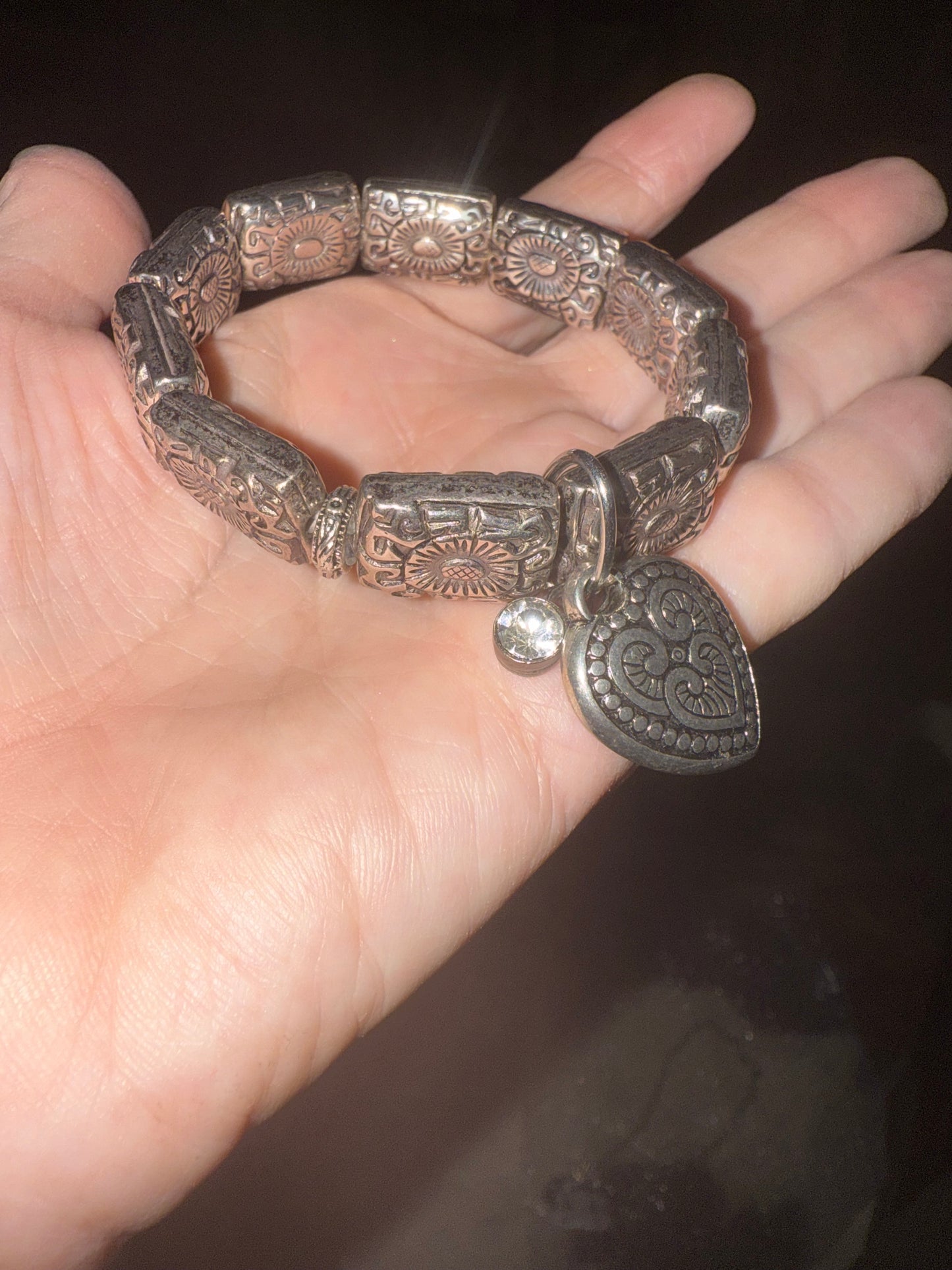 🌵 Desert Sun Heart Bracelet