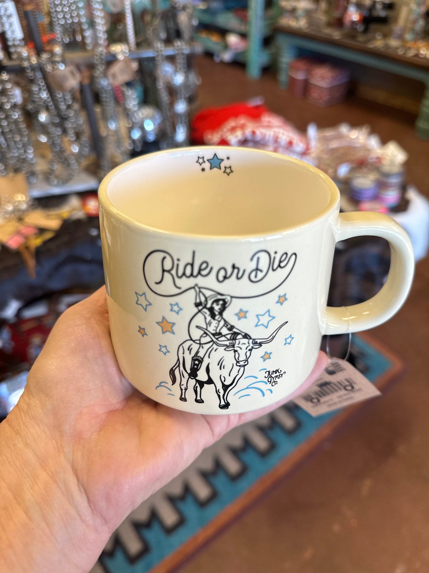 Junk Gypsy Cowboy Mugs