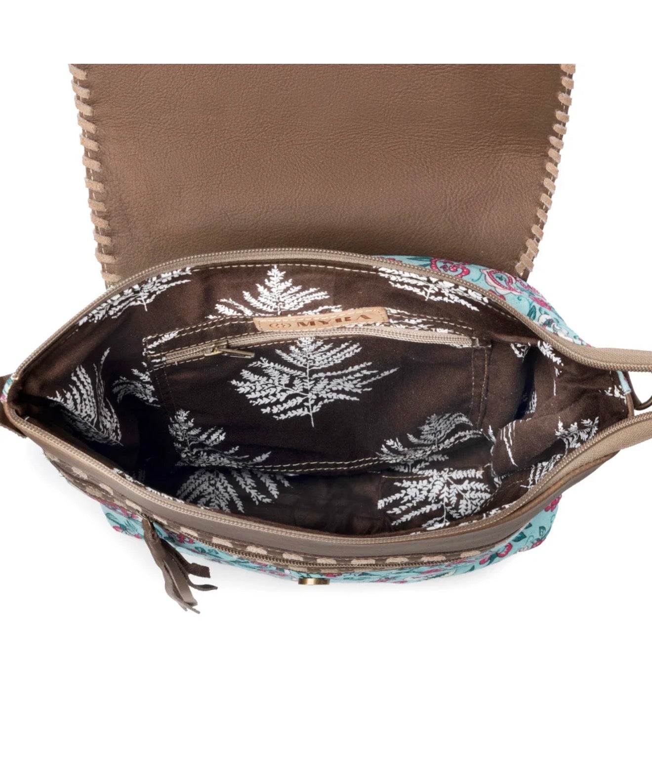 Lagoon Lily Upcycled Canvas Bag