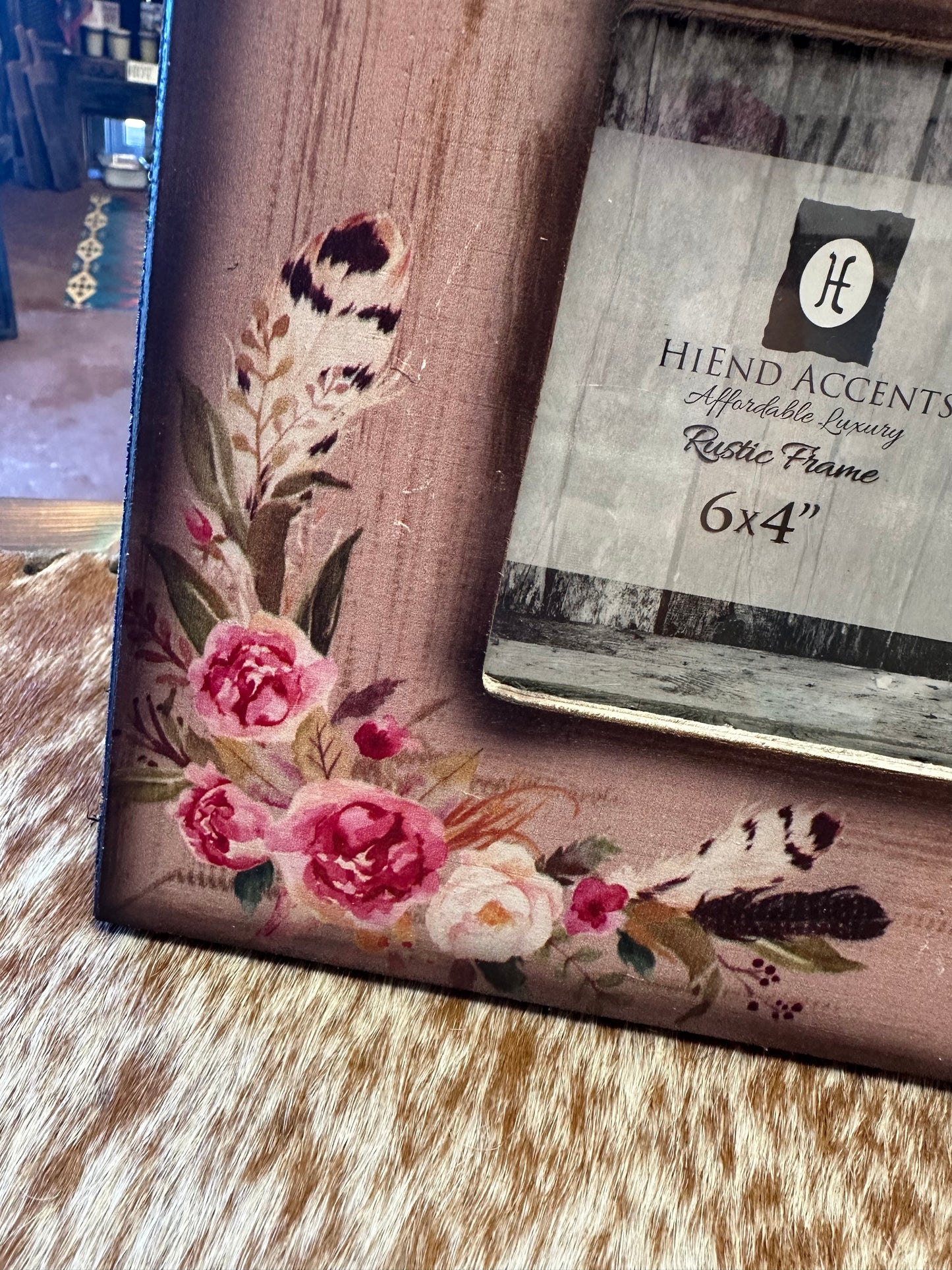 Rose Antler Picture Frame