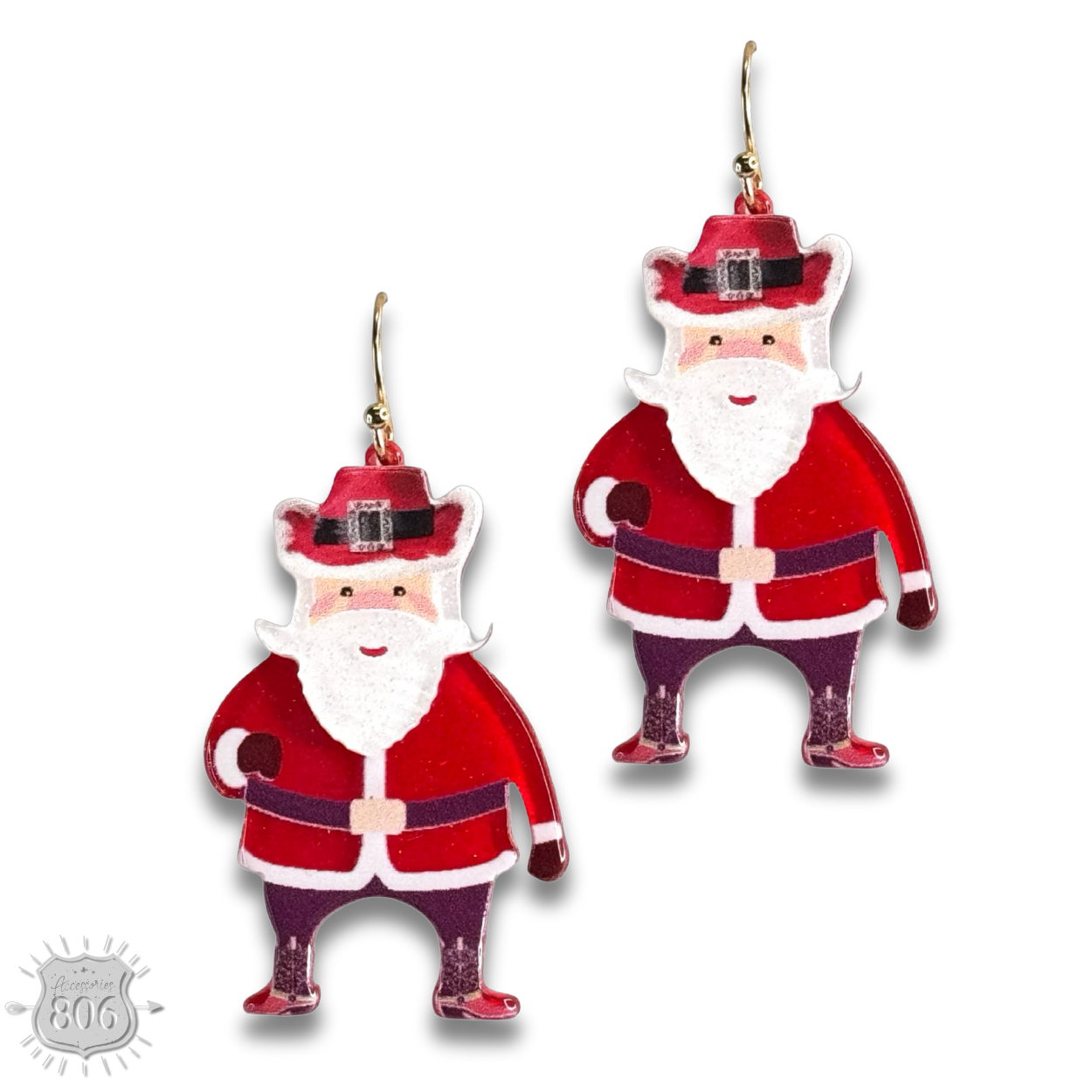 Western Santa earring - LC