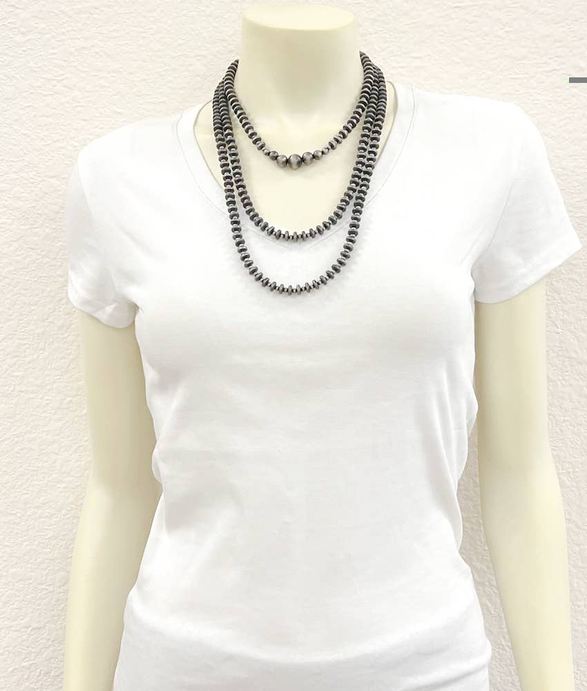 Bigfoot Handmade Rondelle Navajo Bead Necklace