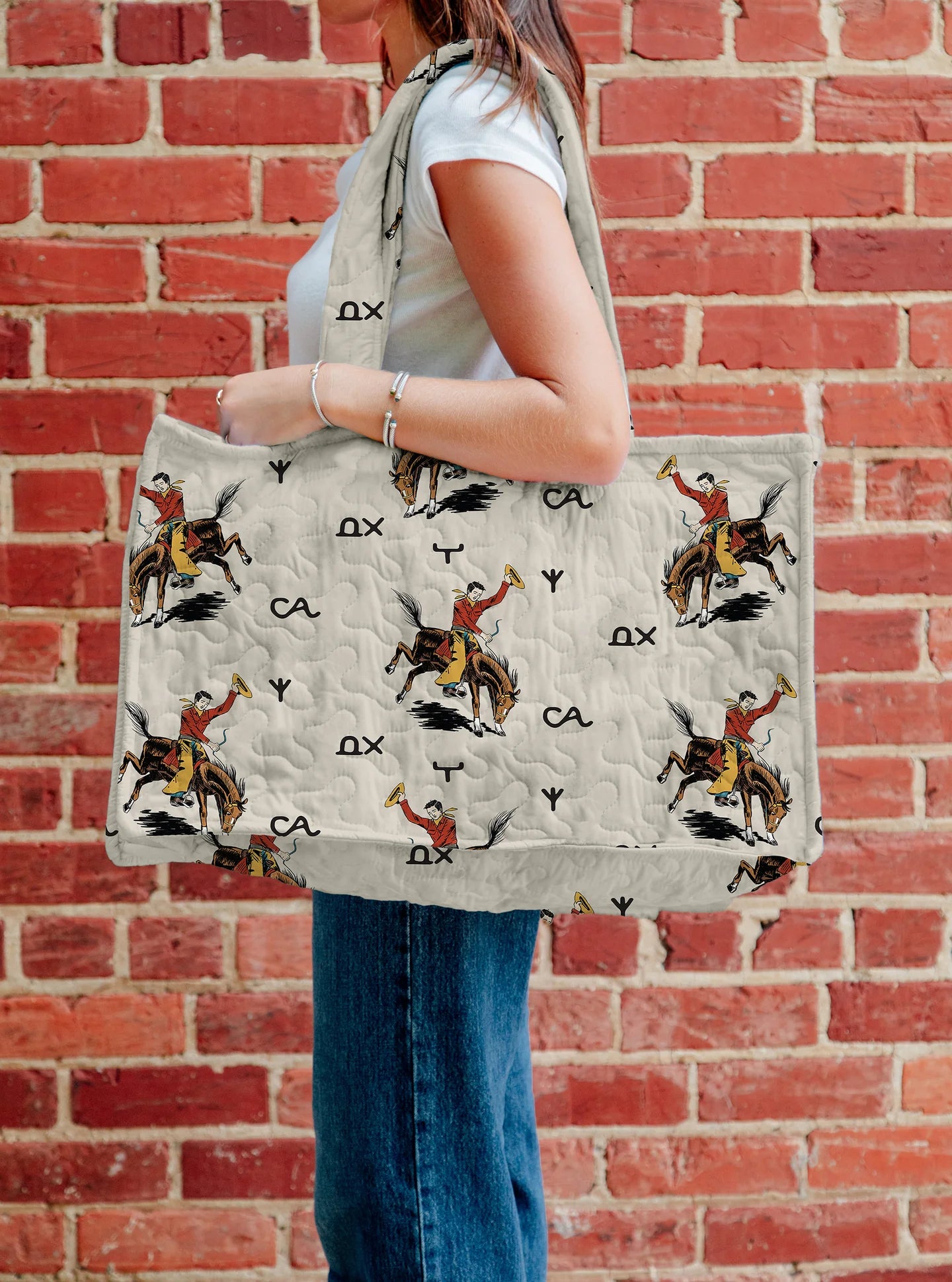 Ida Mae Quilted Tote Bag