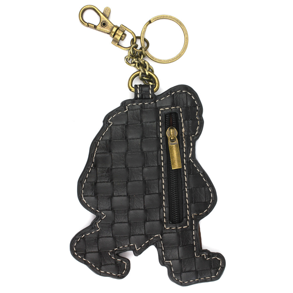 KEY FOB/COIN PURSE - BIG FOOT