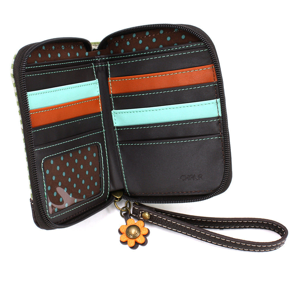 ZIP AROUND WALLET - HIGHLAND
COW