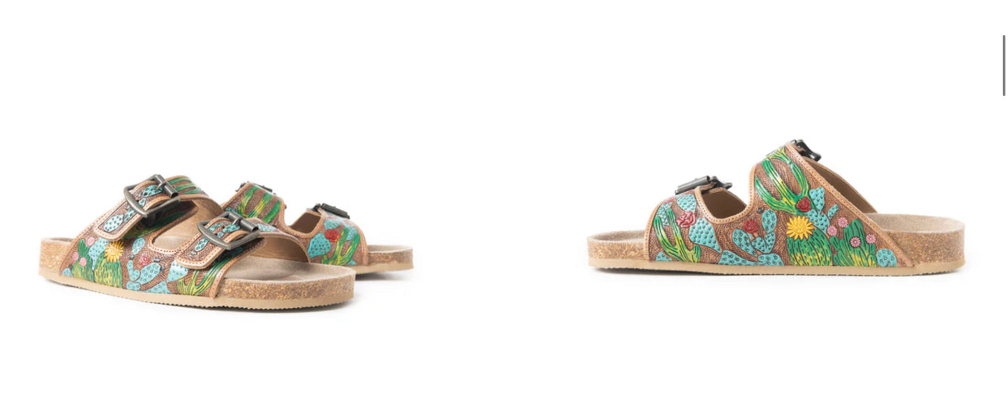 Falling Feathers Sandals
