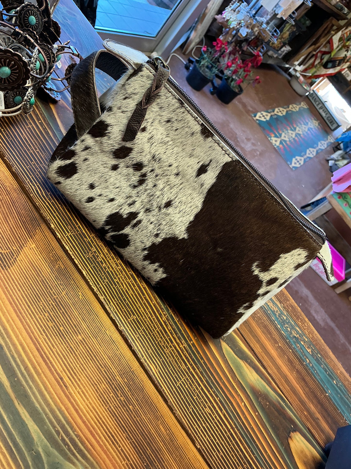 Cowhide Toiletry Bag