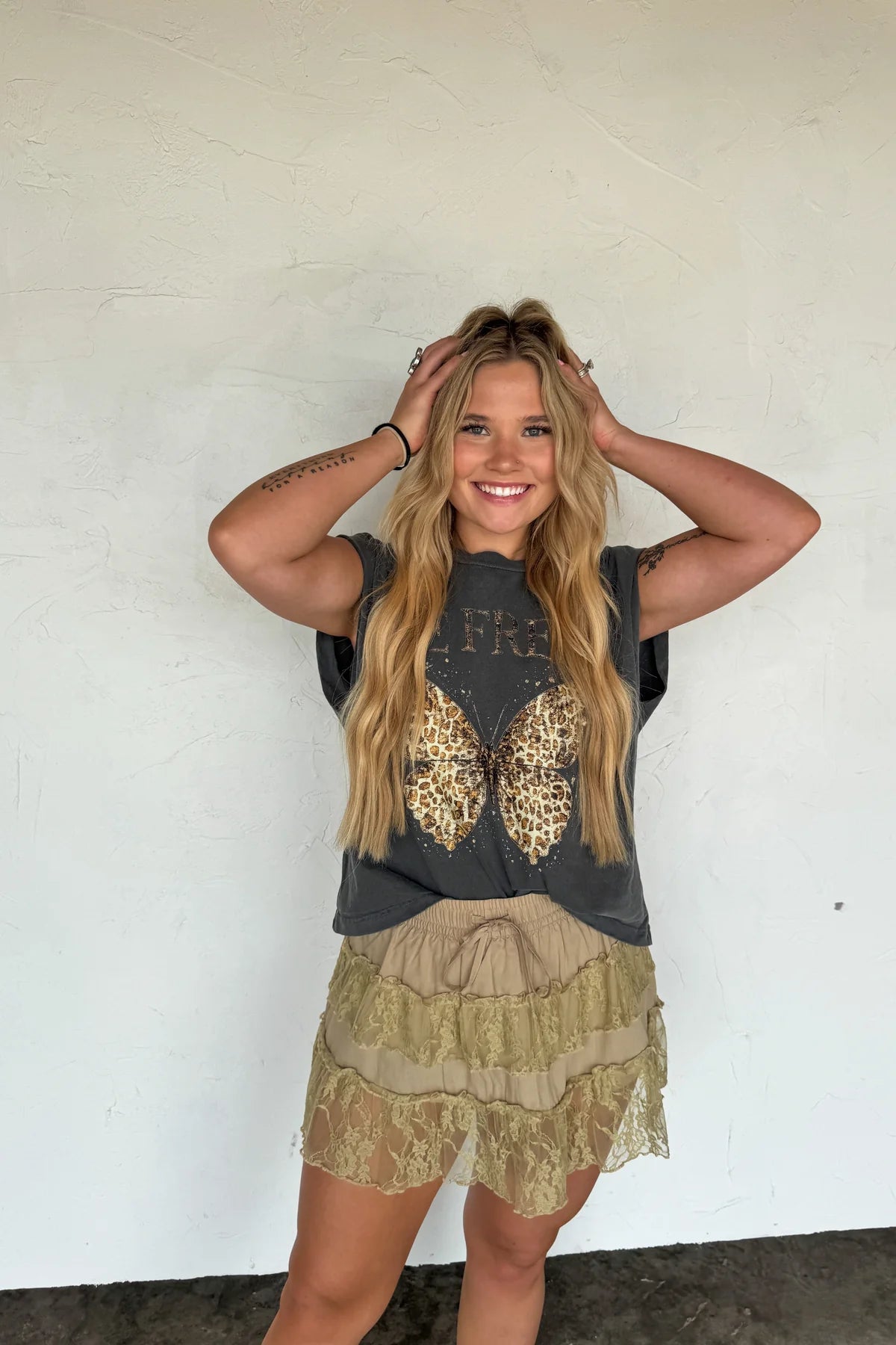 WILD HONEY LACE SKIRT