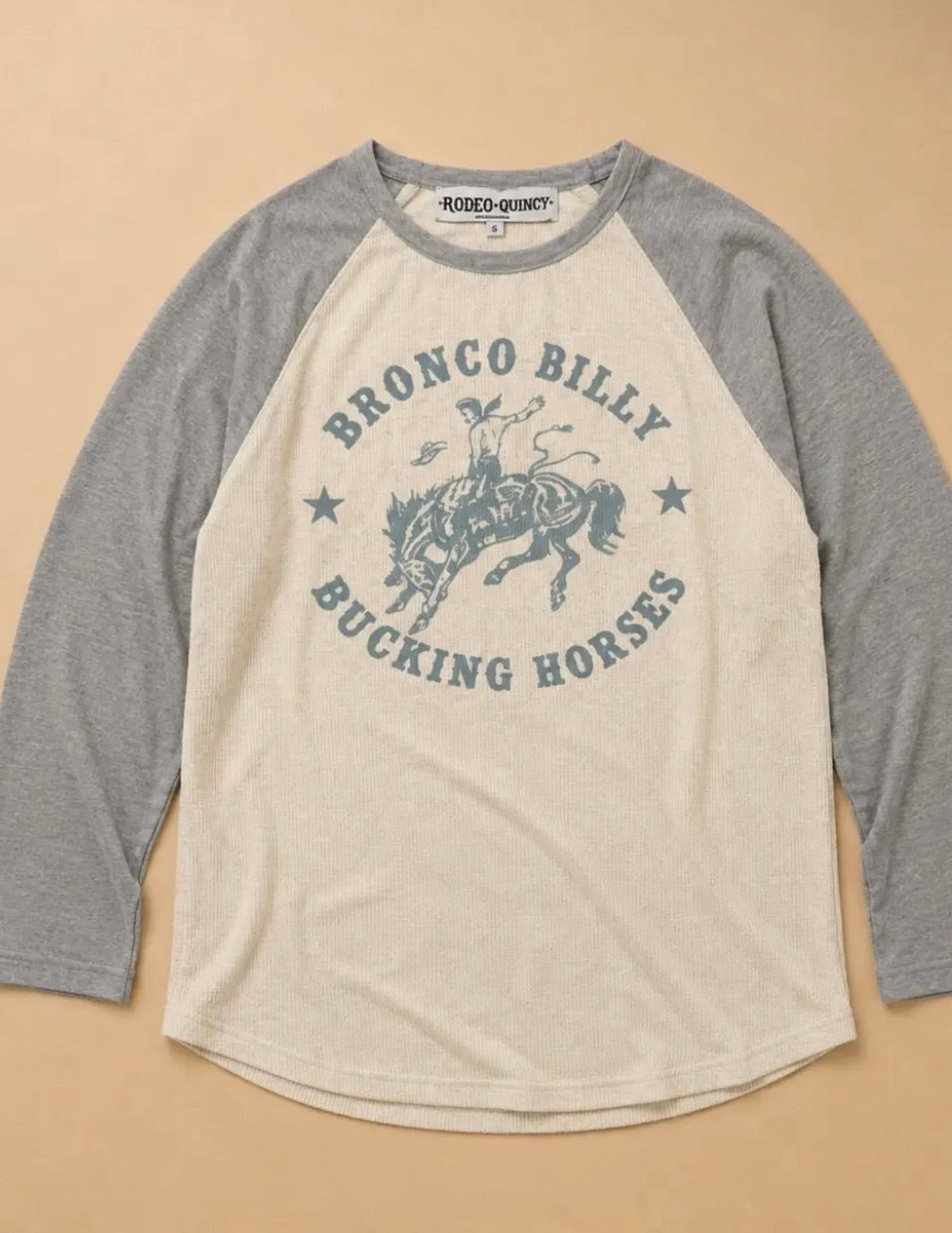 Billy Bucking Horses Baseball Tee
