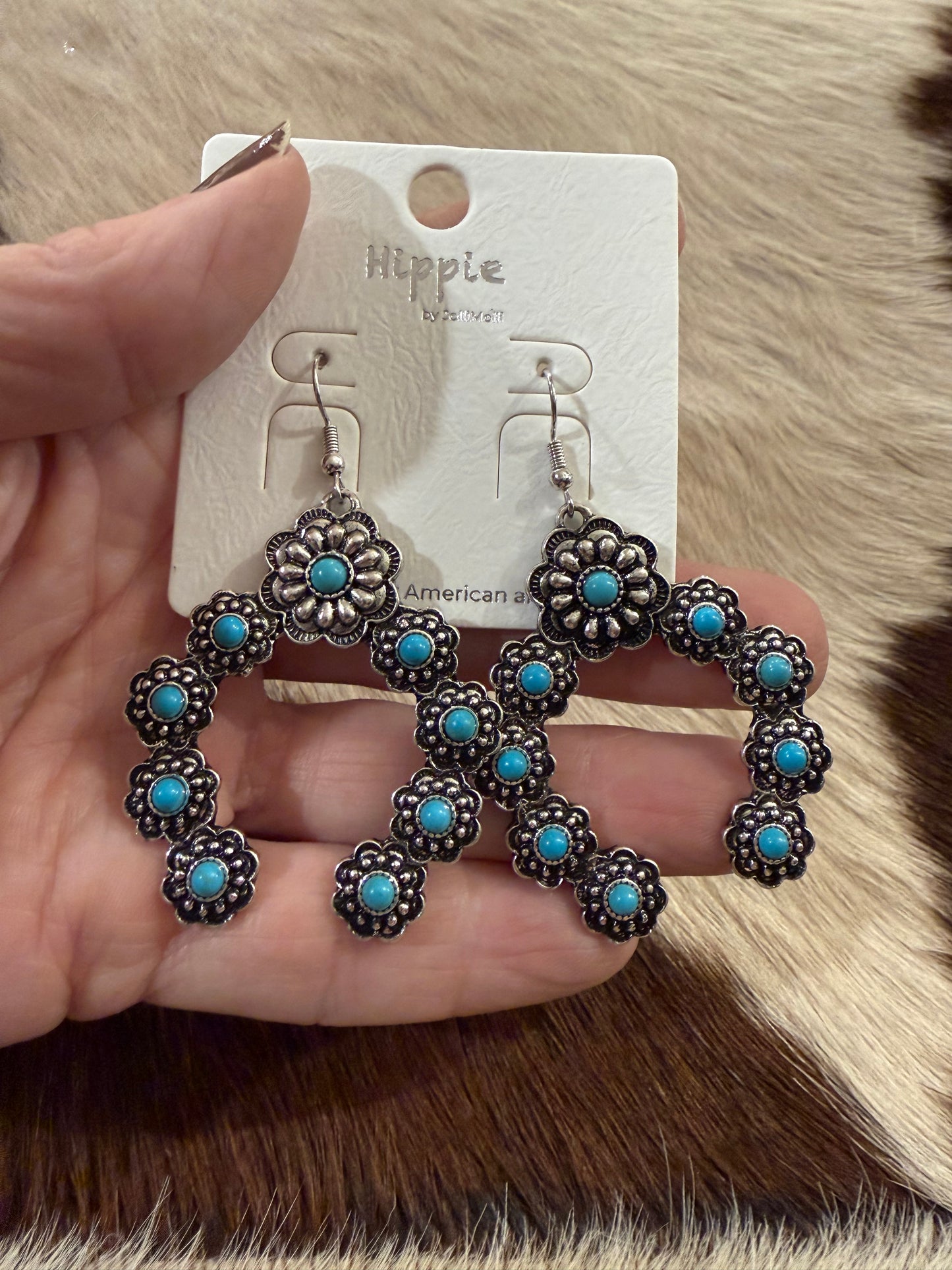Concho Flower Earrings