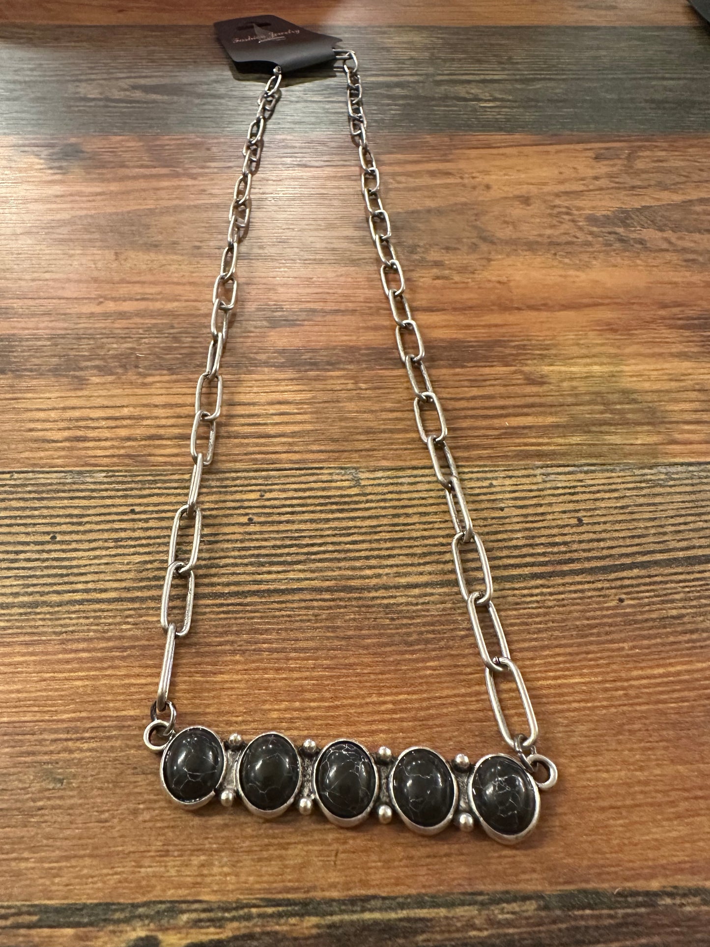 Circle Bar Necklace