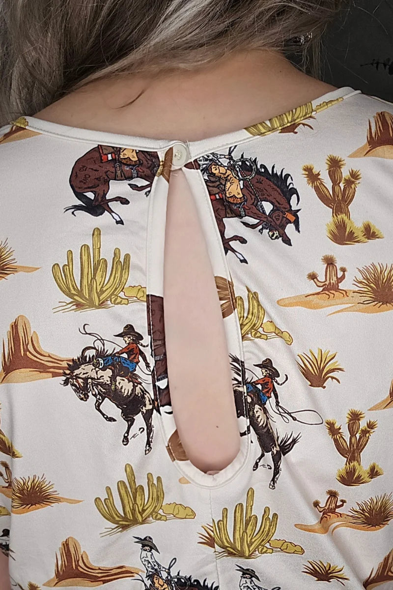 DOWN IN THE DESERT ROMPER