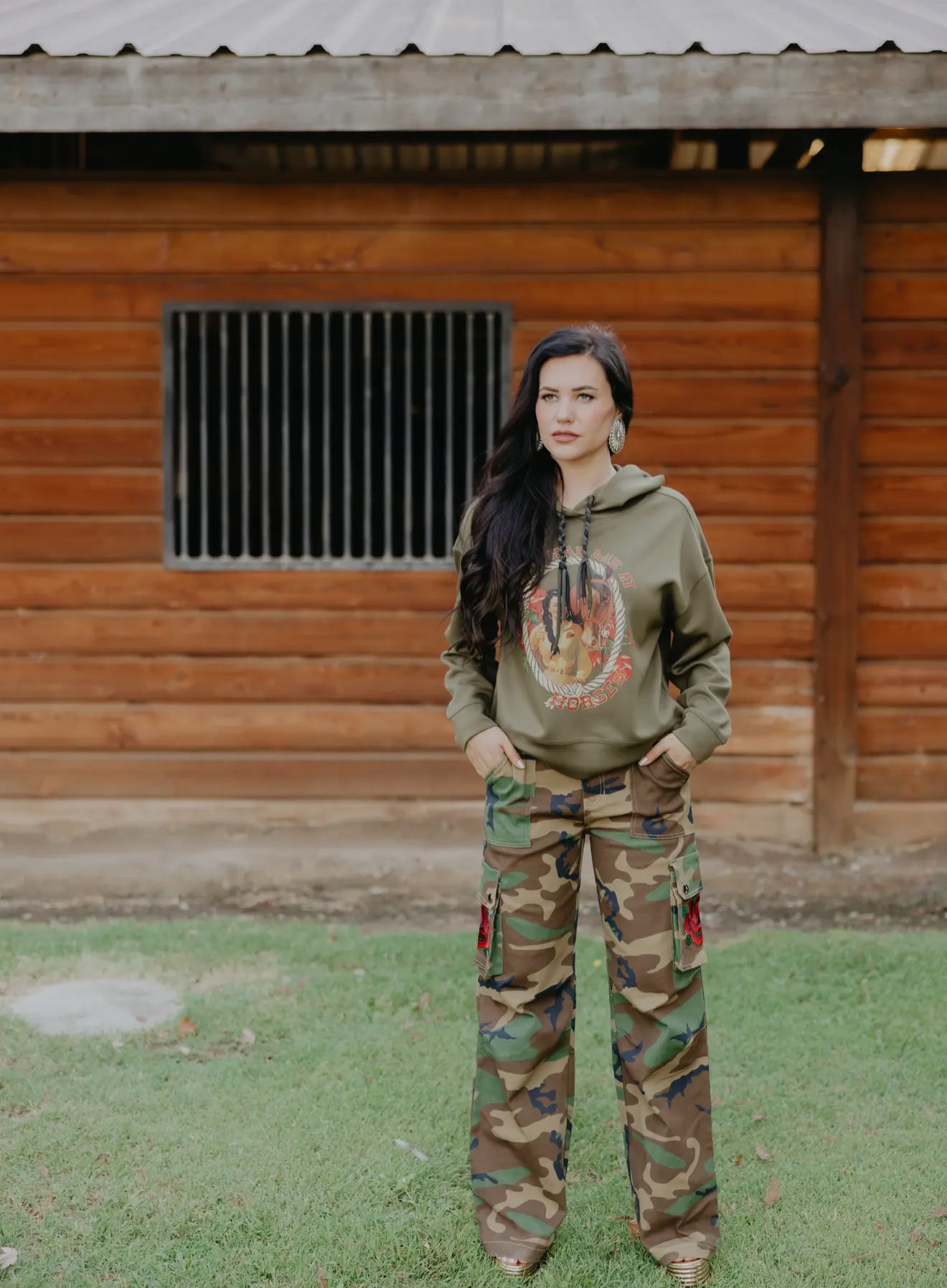 Heavenly Rose Camo Pant by Rodeo Quincy