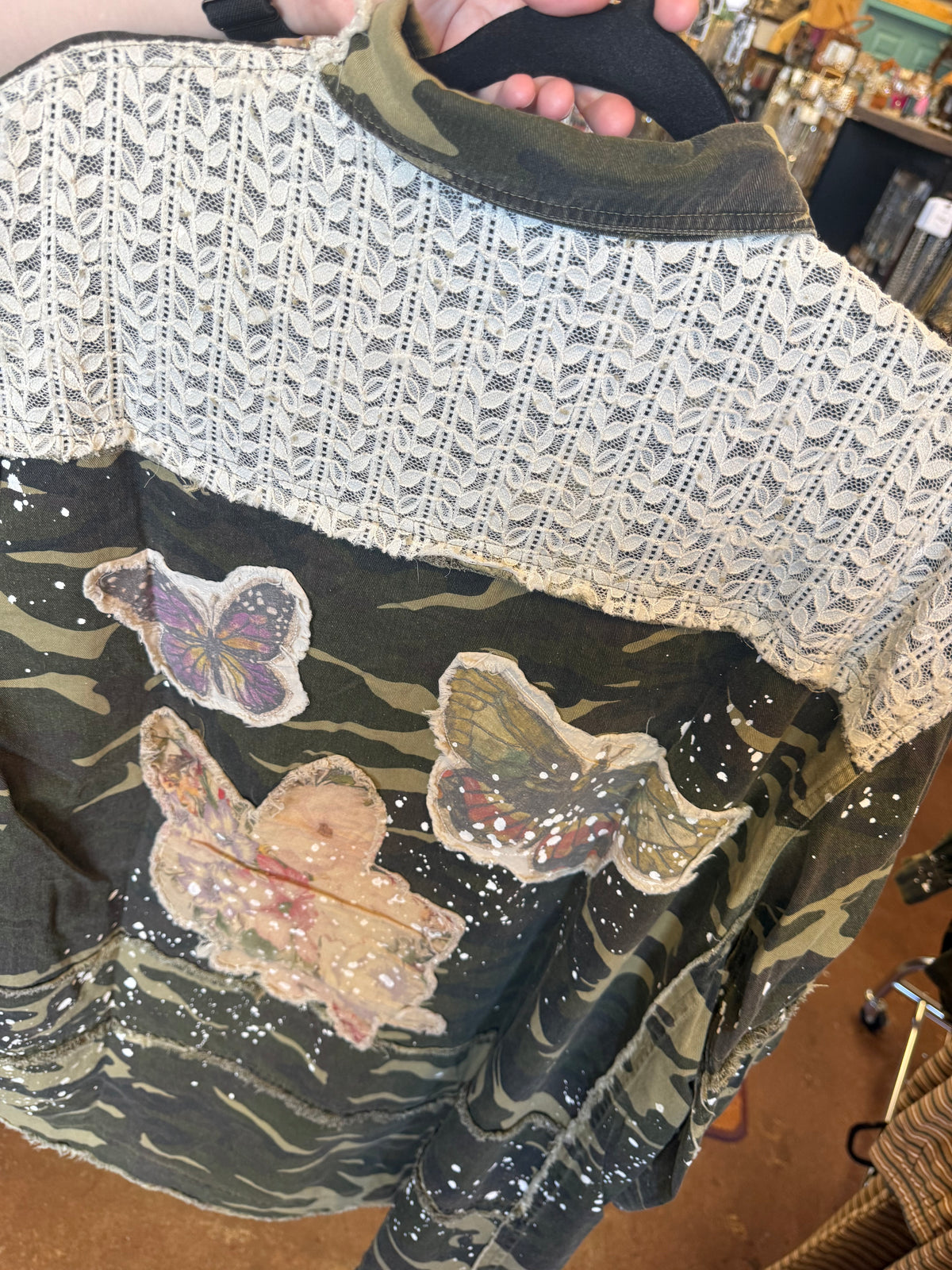 Wildflower Rebel Camo Shacket
