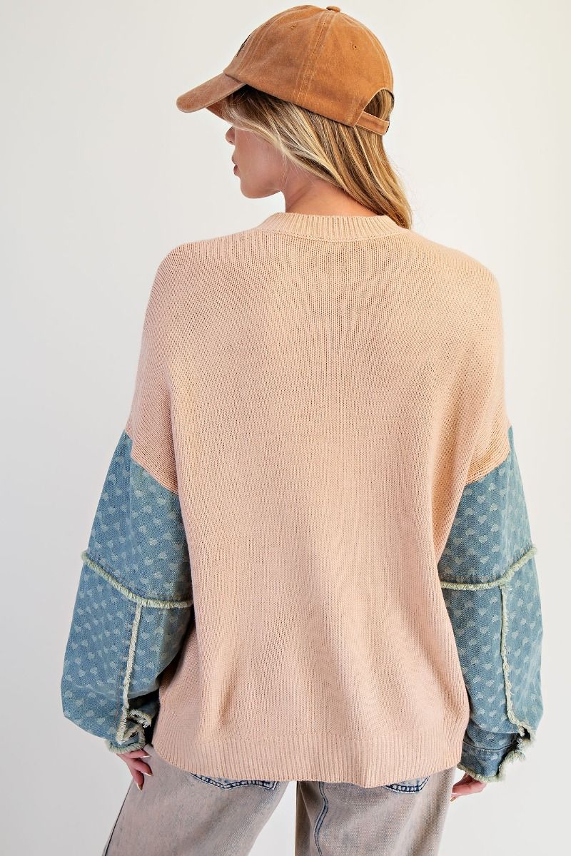 LUCKY LETTER KNITTED SWEATER