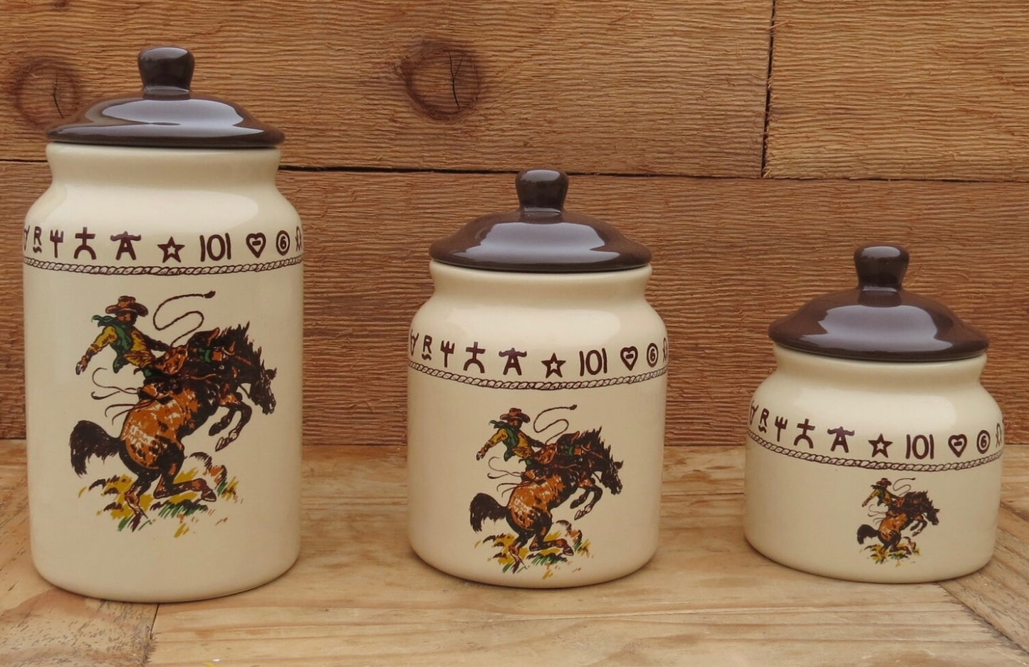 Bronco 3 Piece Canister Set