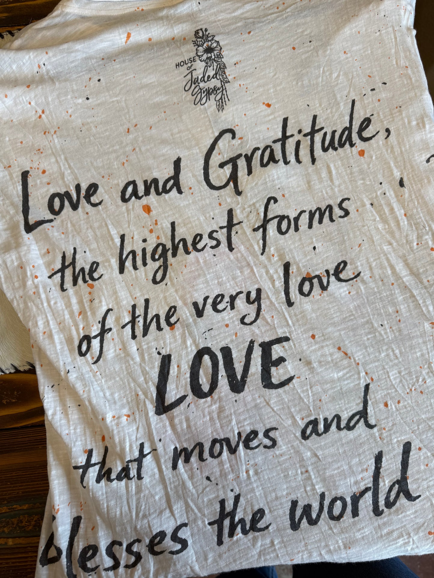 Love Rules - Worn and Weathered Tee