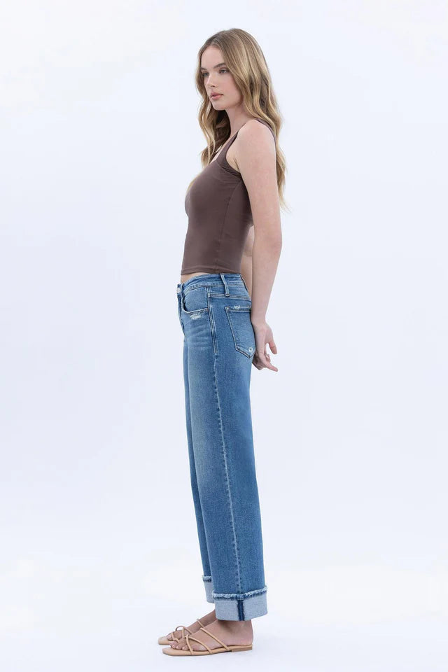 Vervet Delicate Gleam Mid Rise Jeans