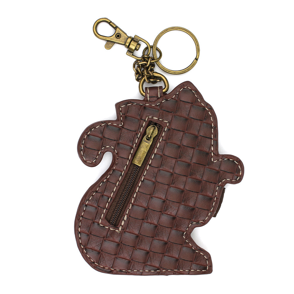 KEY FOB/COIN PURSE - TABBY
CAT - GRAY