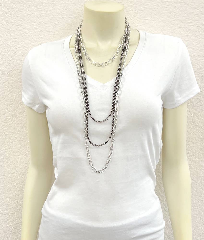 Bridgeport Handmade Polish Navajo Bead Necklace