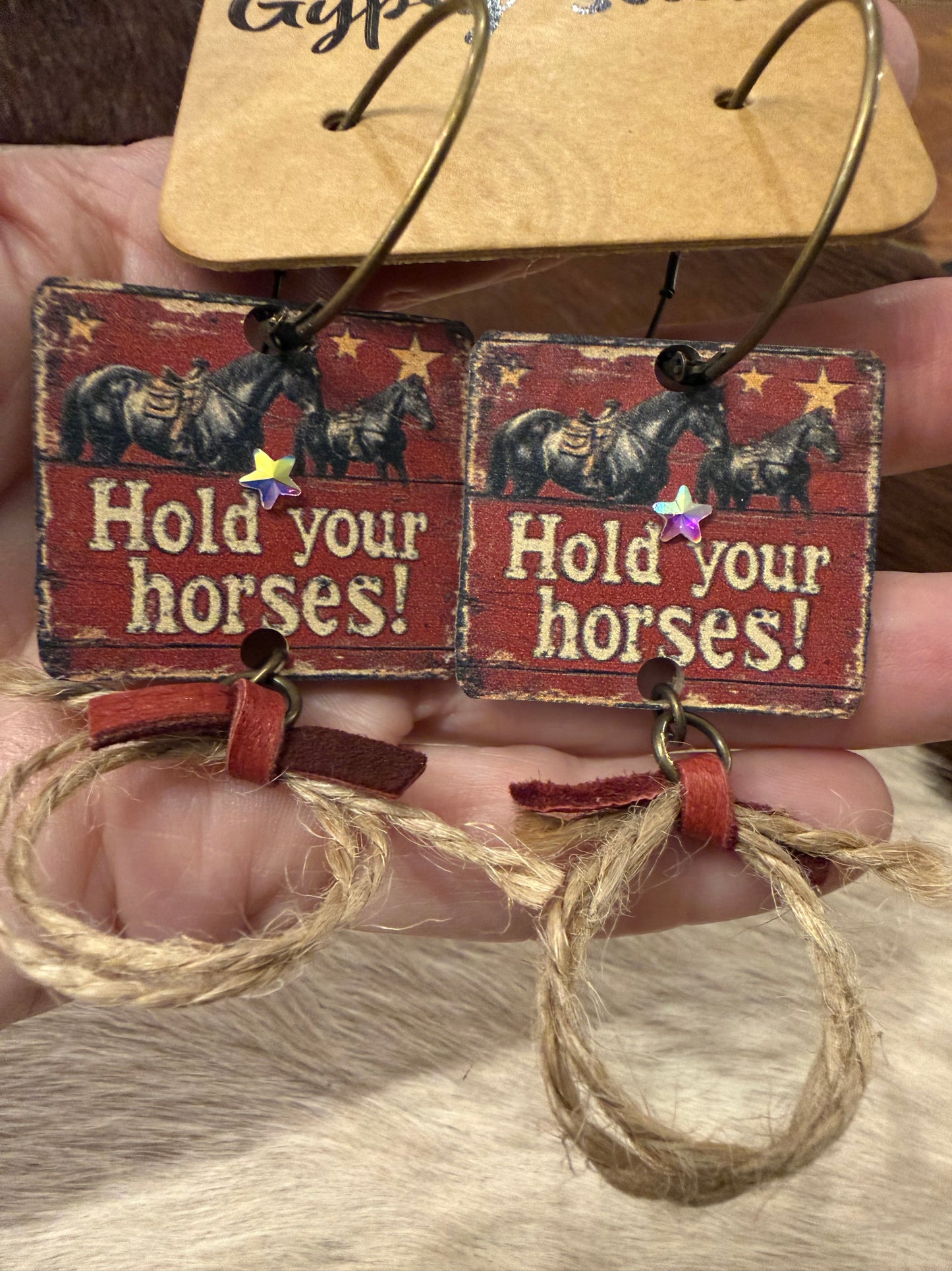 Hold Your Horses Earrings