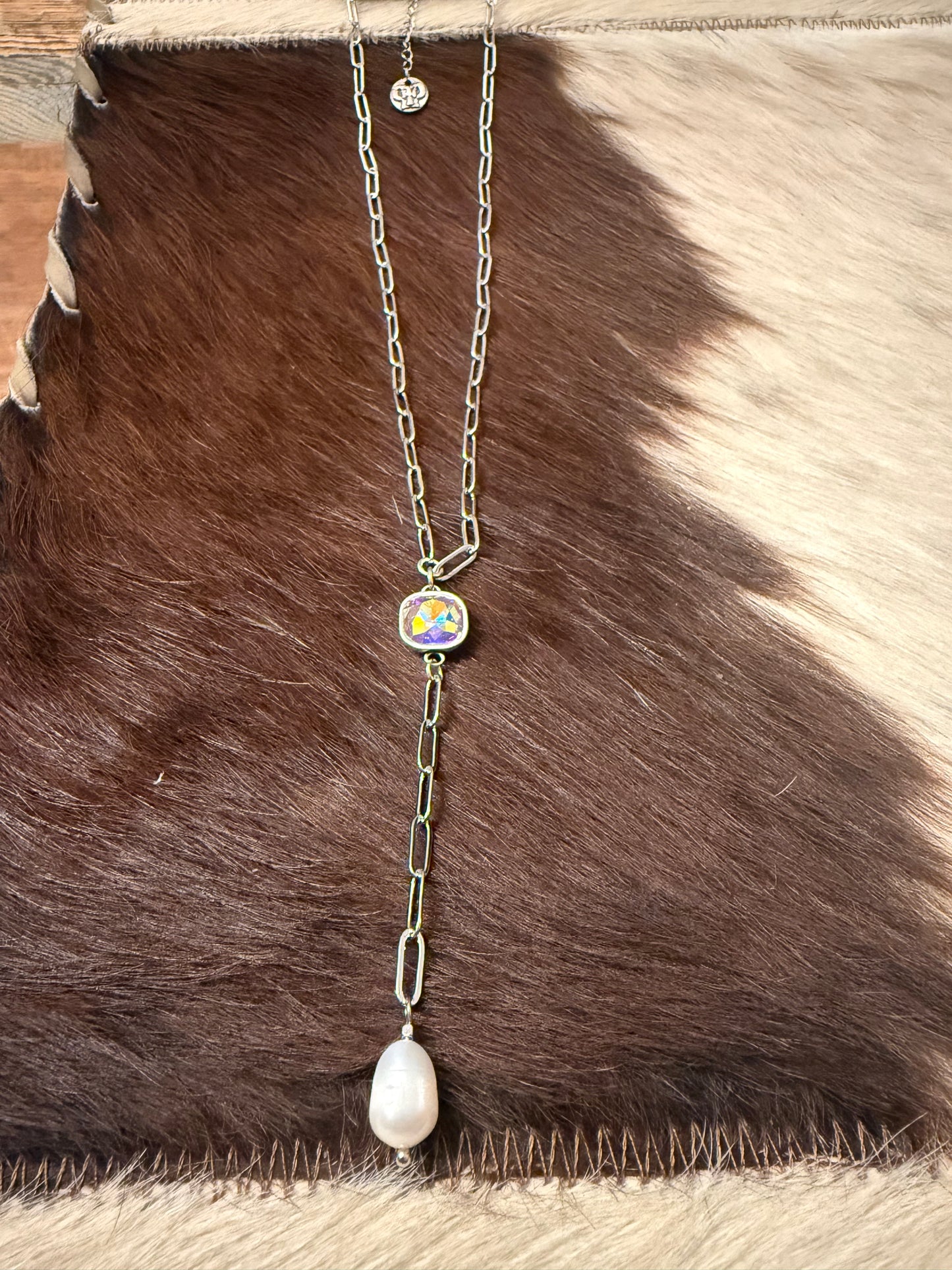 Crystal Pearl Necklace