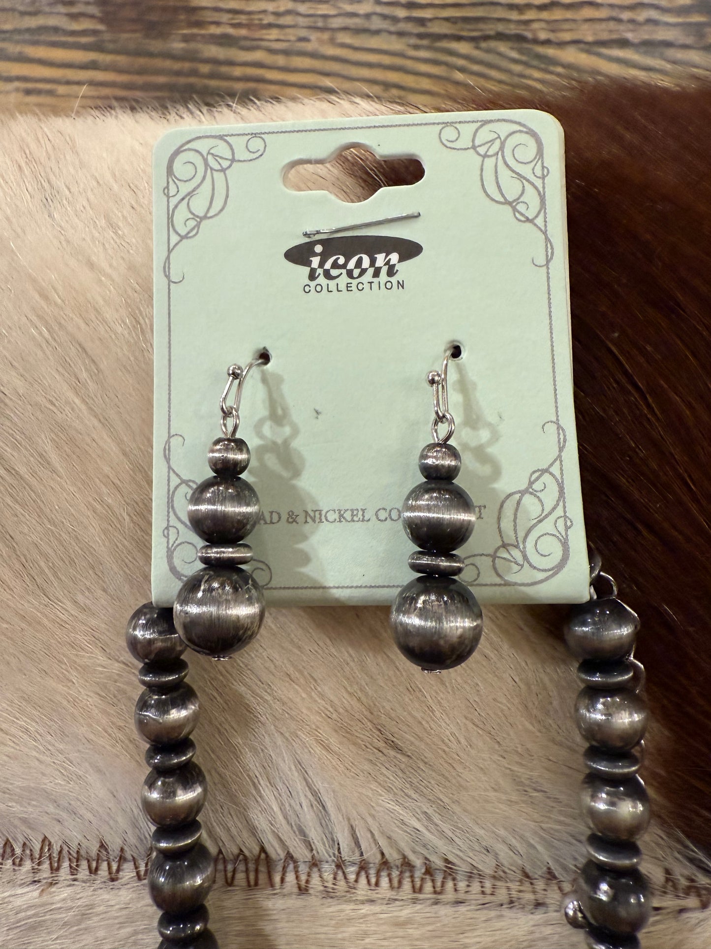 Colored Bead Y Necklace Set