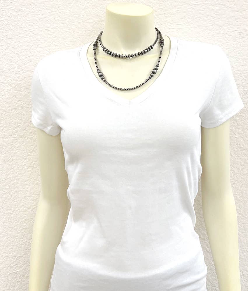 Amarillo Handmade Navajo Bead Necklace