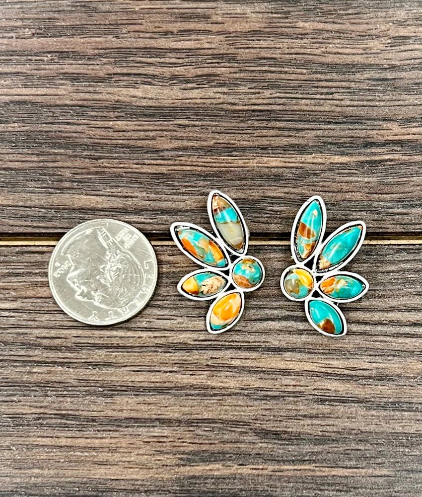 Maryville Western Gemstone Stud Earrings