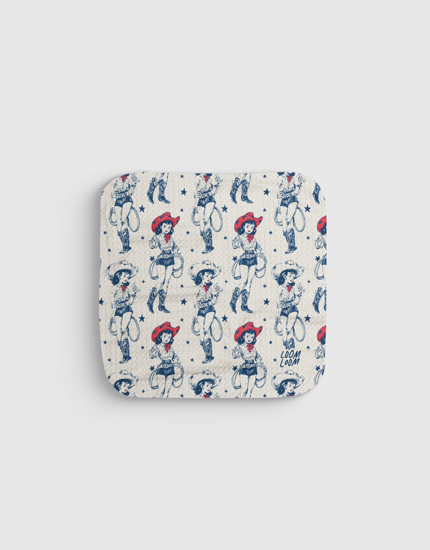 Cowgirl Art Dishcloth