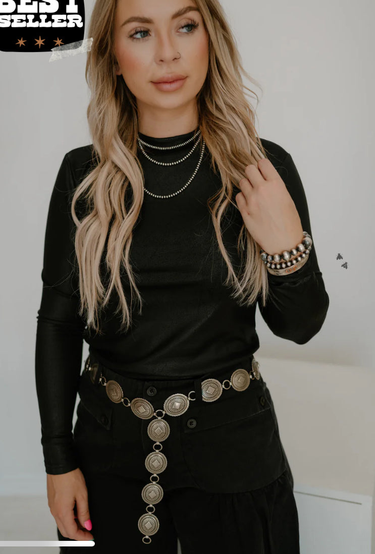 Leddy Leather Long Sleeve