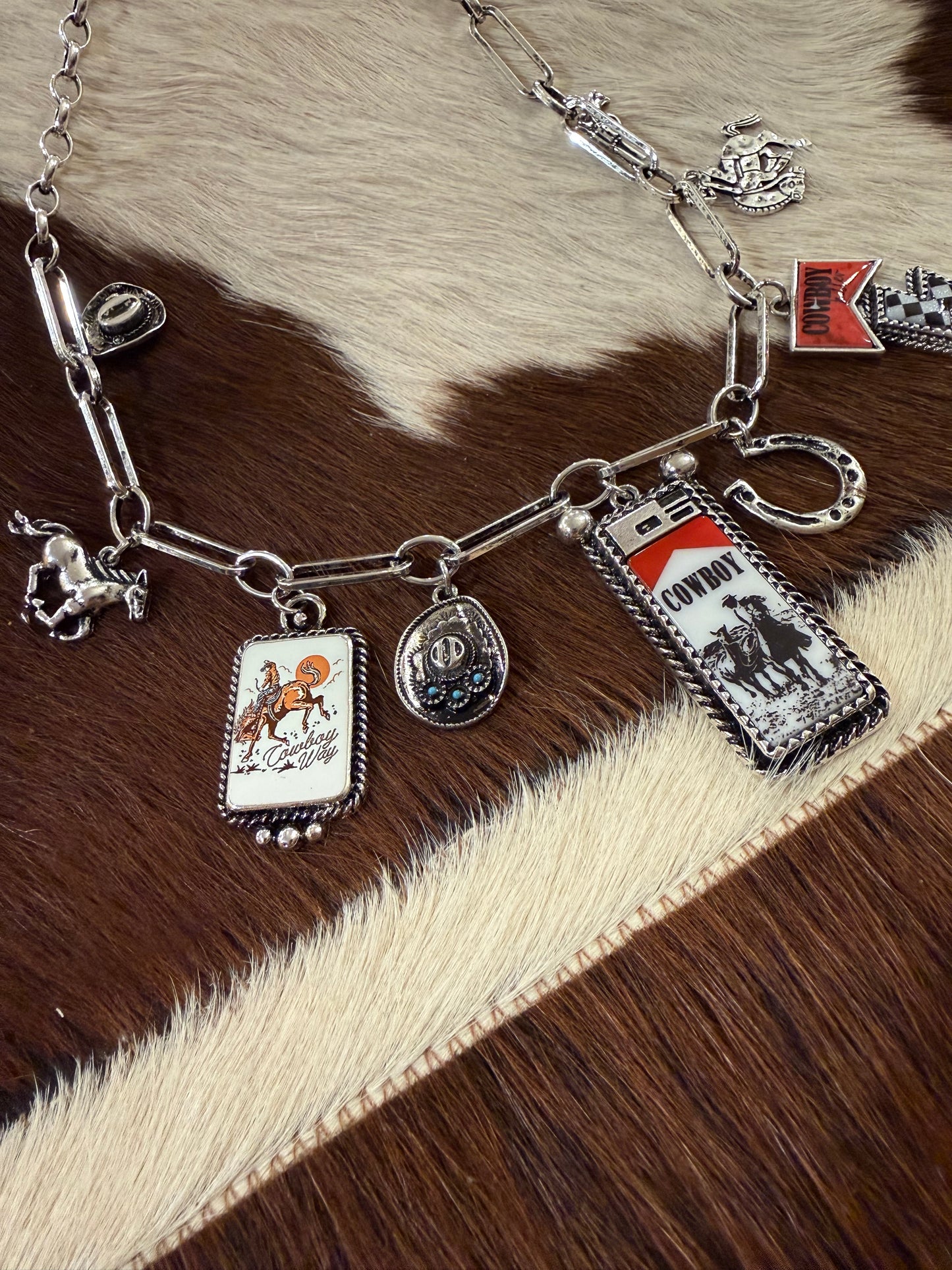 Cowboy Way Charm Necklace
