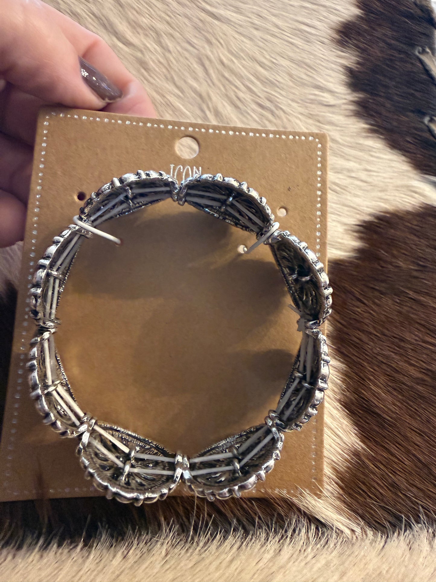 Stretchy Concho Bracelet
