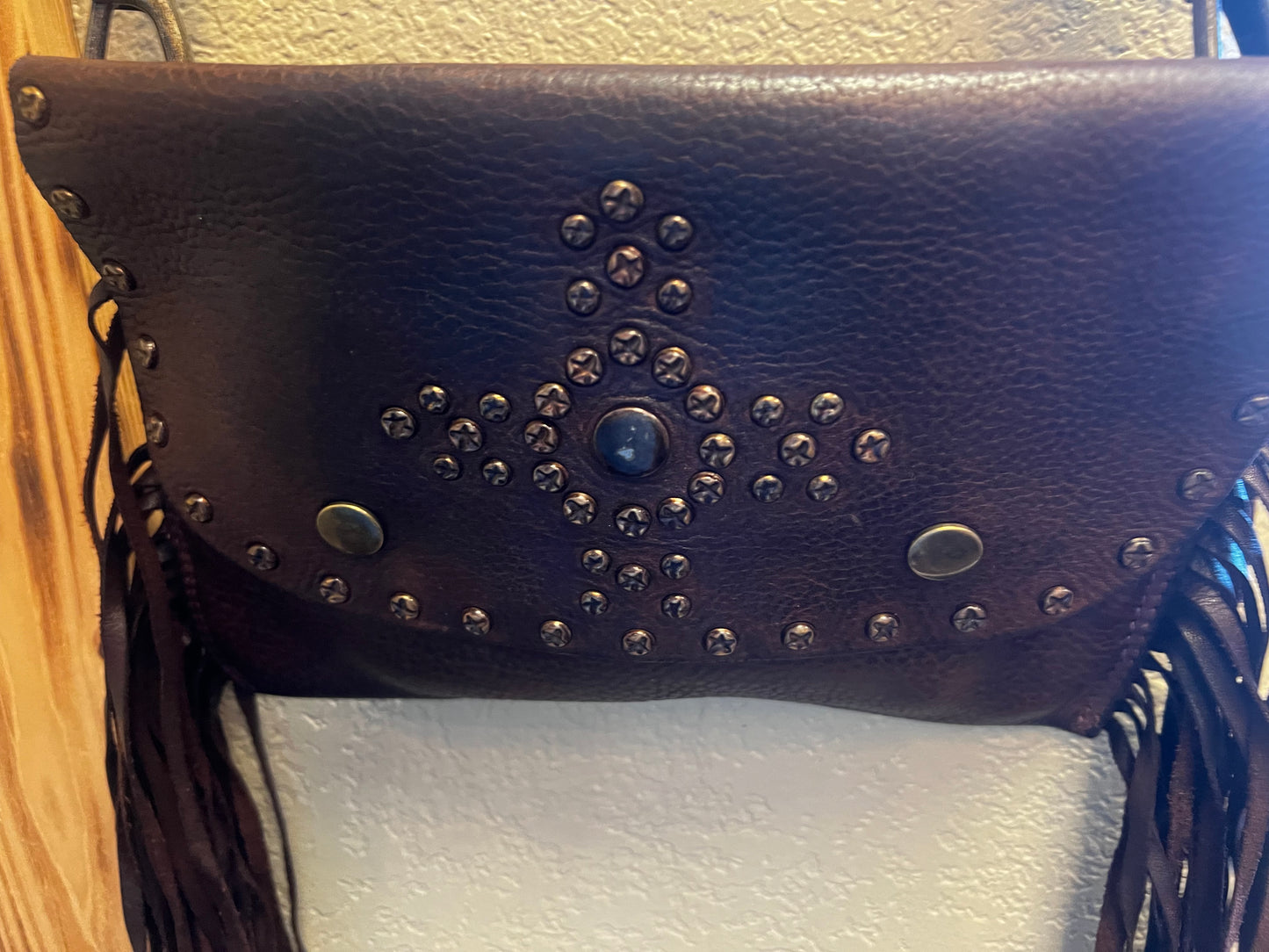 Envelope Genuine Leather women bag western Bag