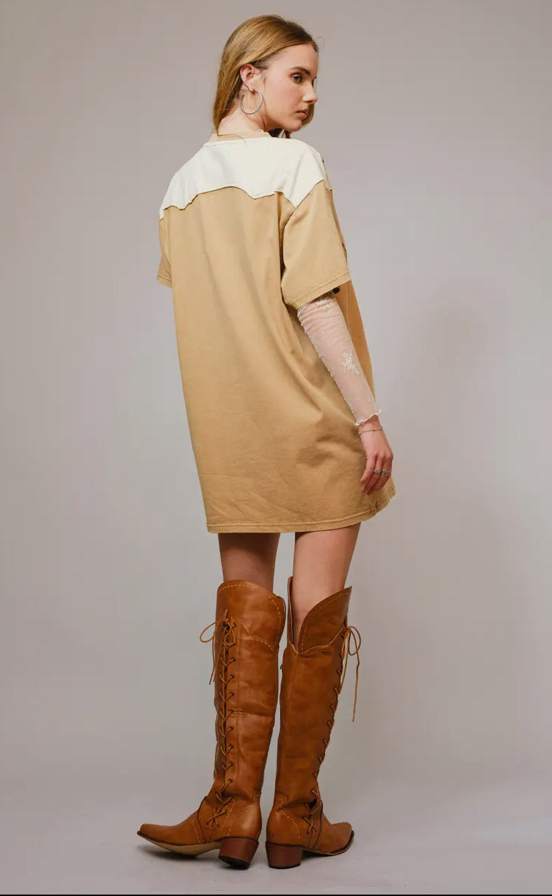 Wild West Rodeo T Shirt Dress