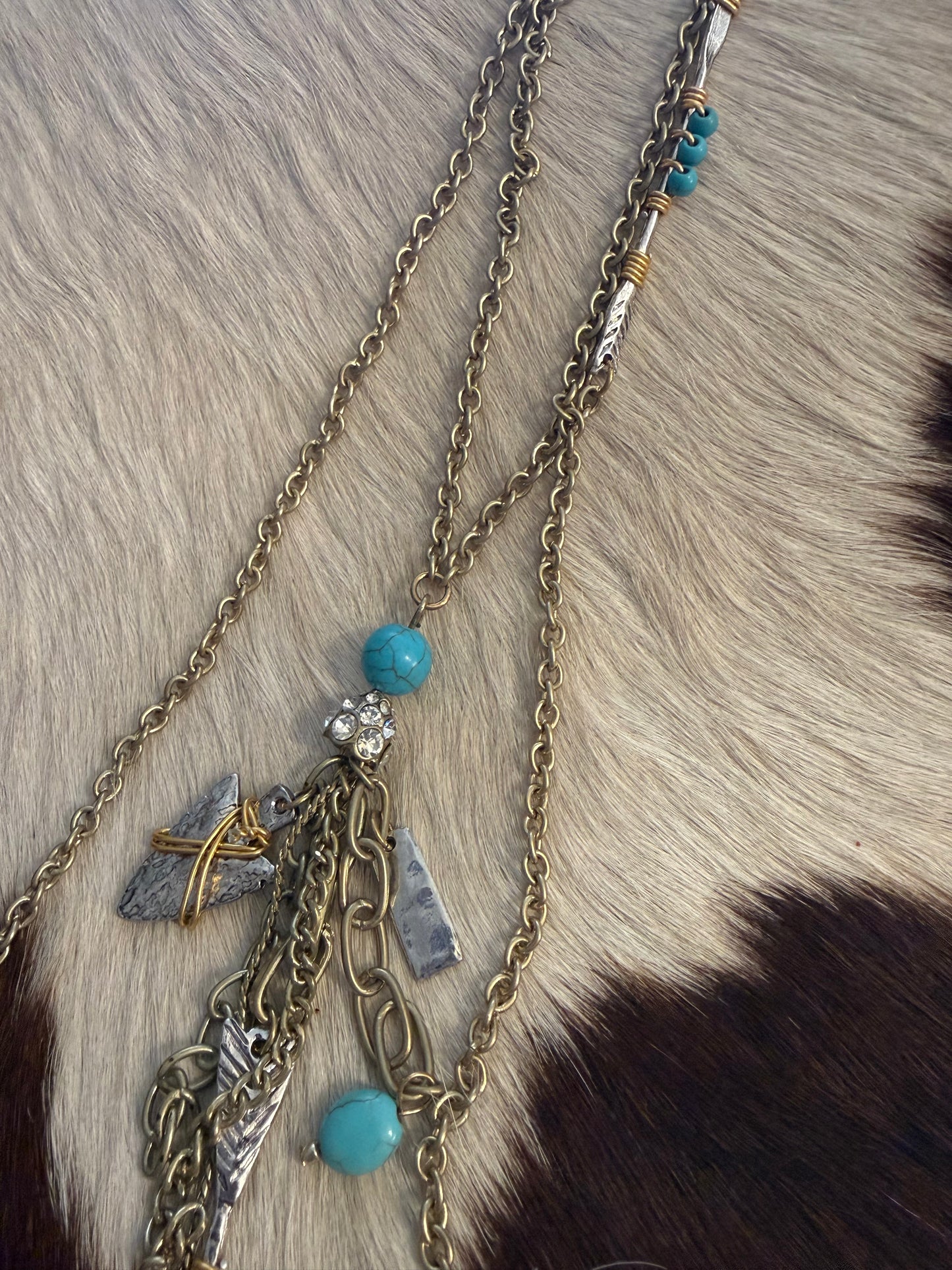 Golden Arrowhead Necklace