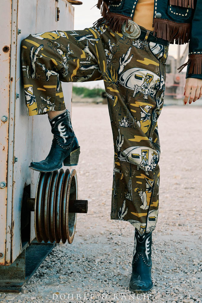 Oil Camp Barrel Pant by Double D