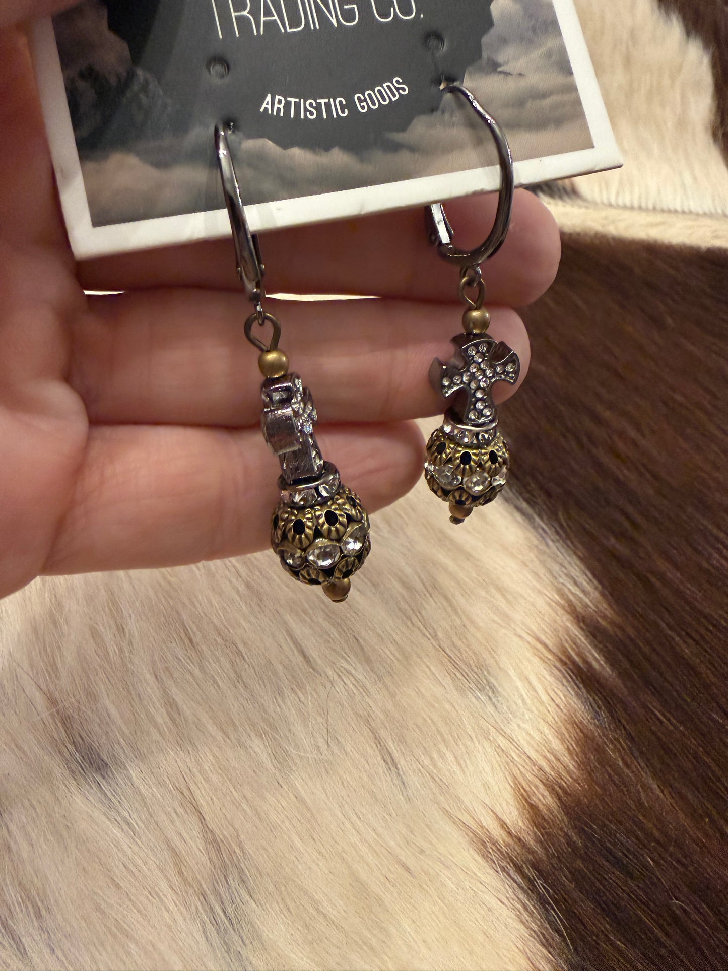 Crystal Ball Earrings