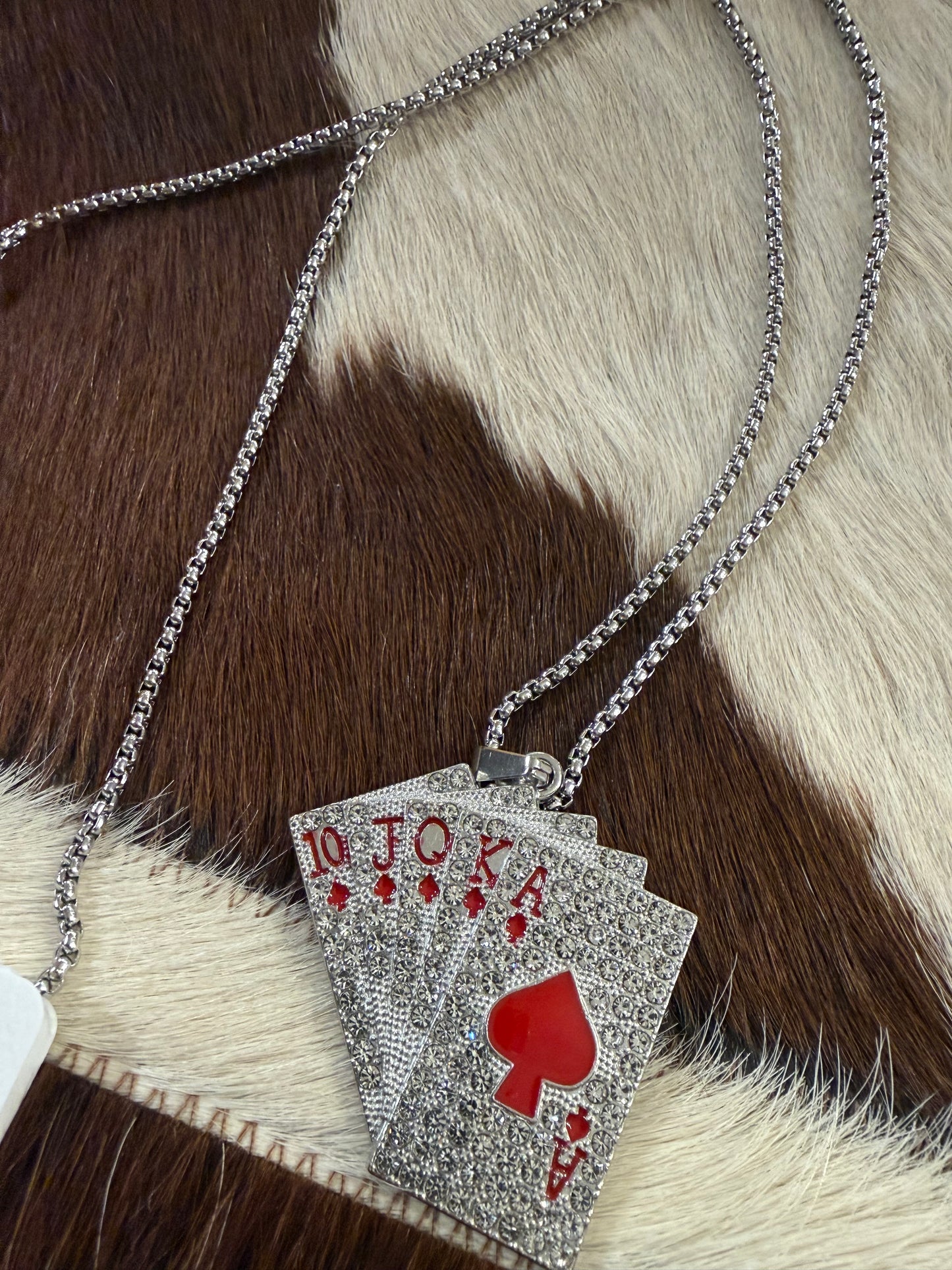 Crystal Cards Necklace