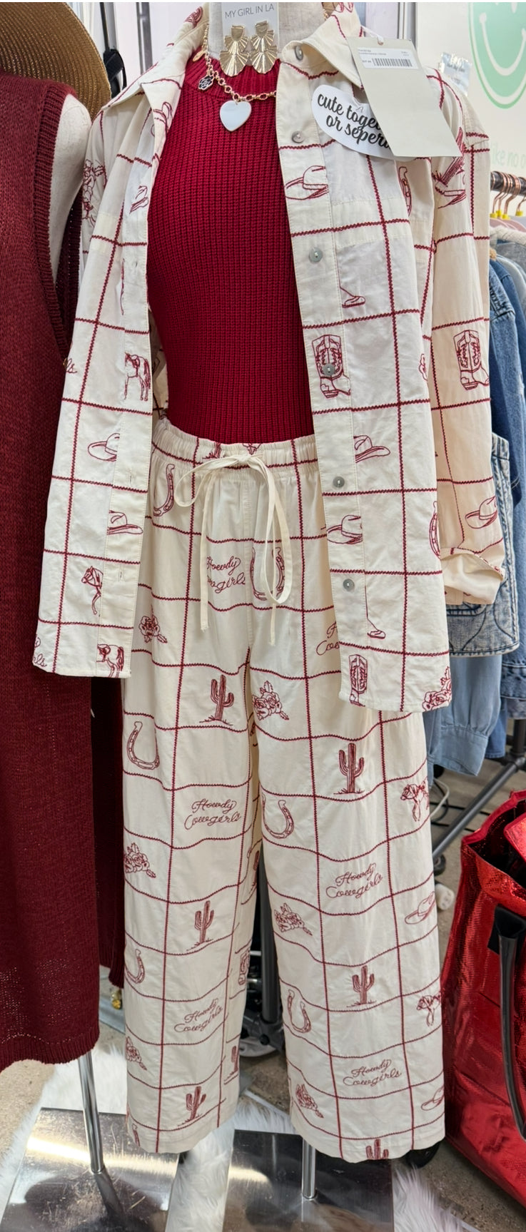 Howdy Cowgirls Shirt OR Pants